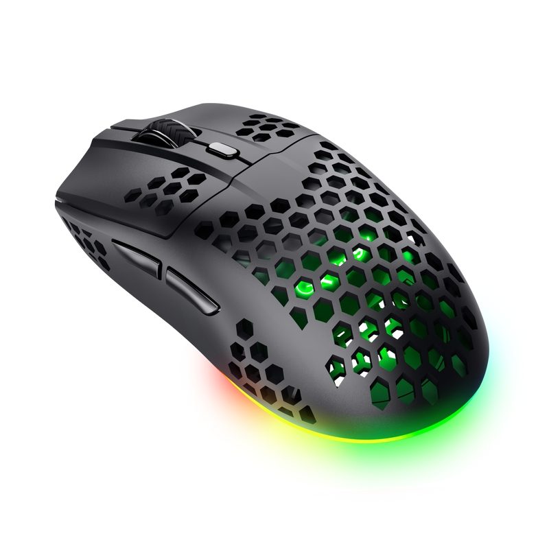 Безжична геймърска мишка TRUST GXT929 Helox Wireless Lightweight Mouse Black