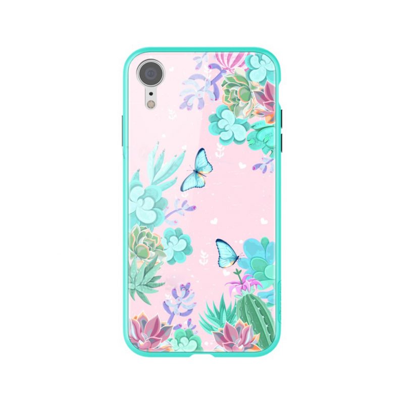 Гръб Nillkin Floral Iphone XR - зелен 