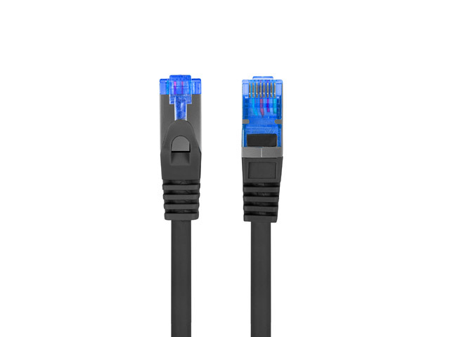 Интернет кабел Lanberg patchcord CAT.6a s/ftp lszh cca 3m black fluke passed