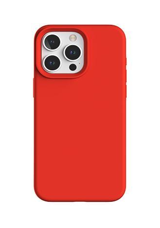 Калъф Liquid Silica Case / Червен / за iPhone 15 Pro 6.1