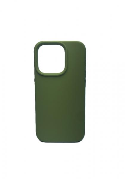 Калъф Liquid Silica Case / Светлозелен / за iPhone 15 Pro 6.1