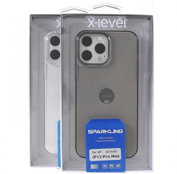 Калъф PC X-Level Sparkling /Прозрачен/ за iPhone 14 Pro Max 6.7