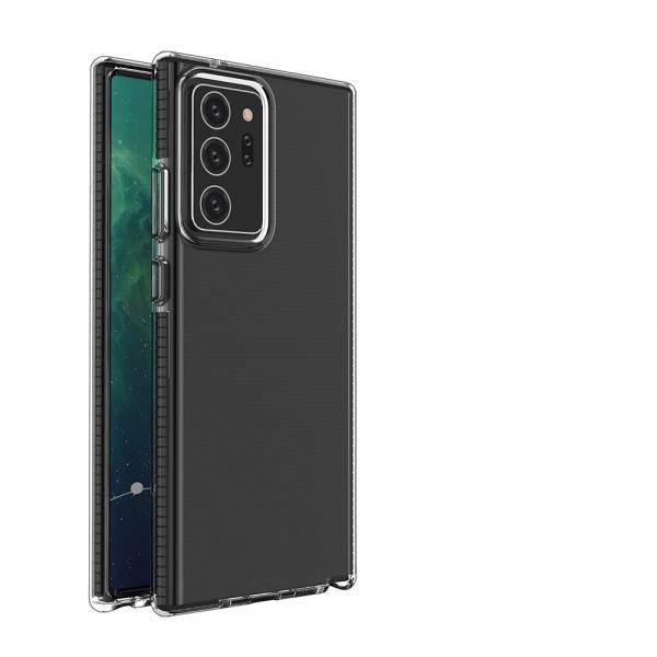 Калъф TPU Прозрачен силикон /Черна рамка/ за Xiaomi 12 Pro 5G 