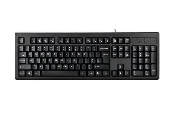 Клавиатура A4tech KM-720 с кабел и кирилизация, черна