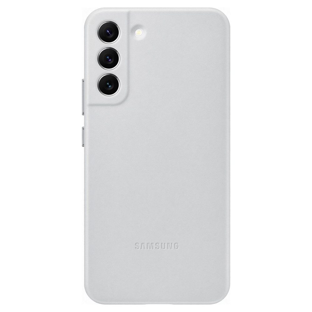 Оригинален силиконов калъф за Samsung S22 PLUS / бял / 