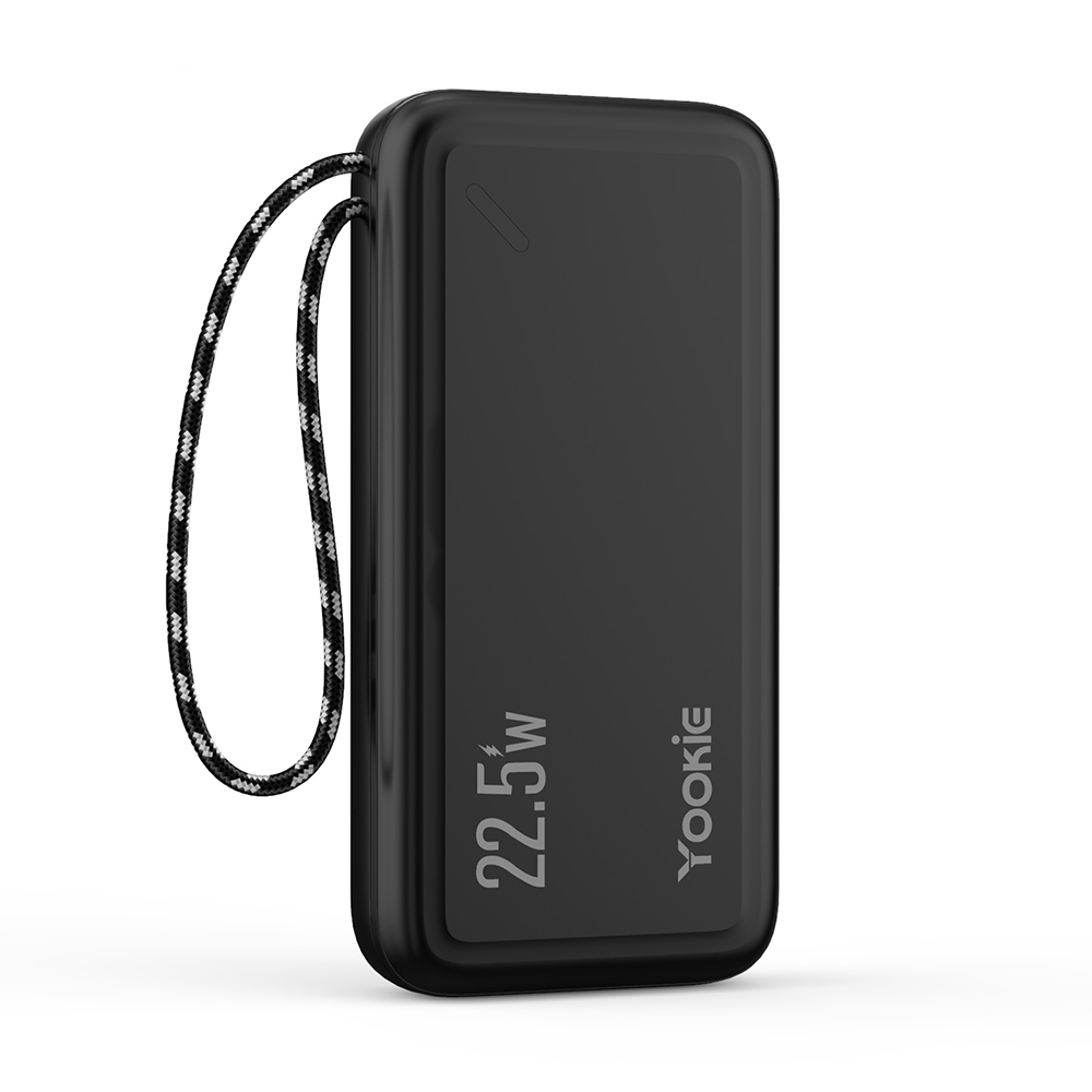 Преносима батерия Yookie YO11, 20000mAh, 22.5W, Черен
