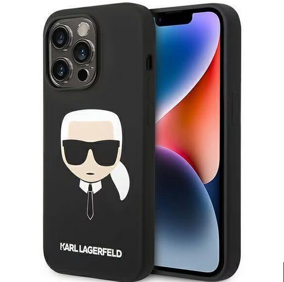  Силиконов калъф KARL /черен / за Iphone 13 Pro 
