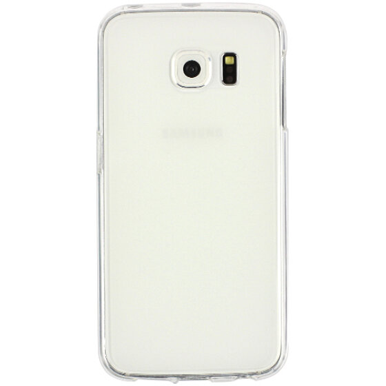 Силиконов калъф матов /бял/ за Samsung S6 