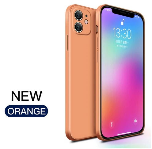 Силиконов калъф /оранжев/ за Iphone 12 