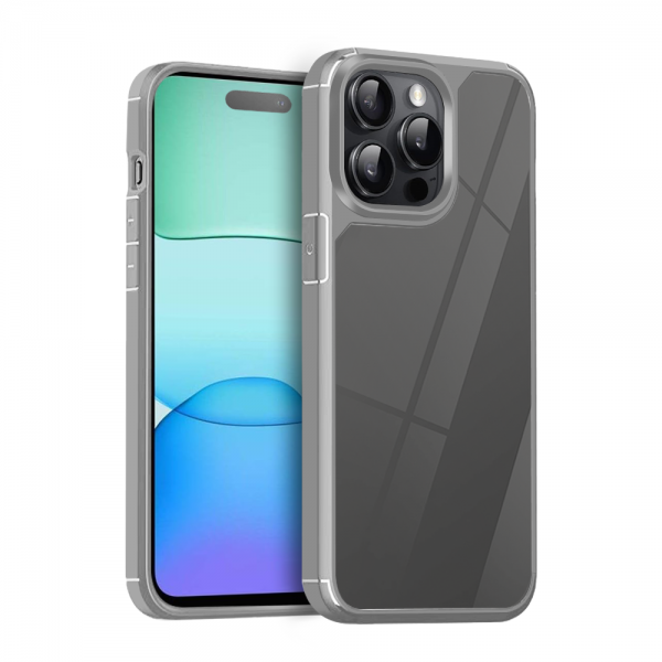 Силиконов калъф Shock Прозрачен /Сива рамка/ за Samsung A55 5G