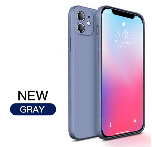 Силиконов калъф /сив/ за Iphone 12 