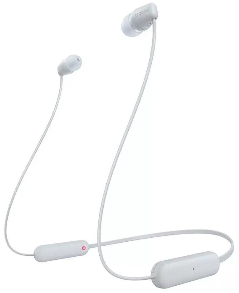  Слушалки Sony Headset WI-C100 white 