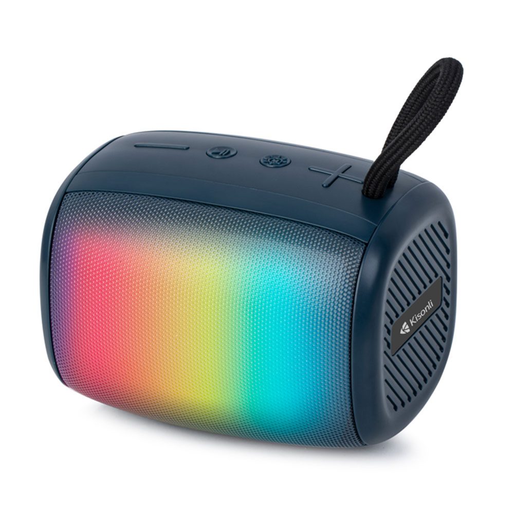 Тонколона Kisonli S18, Bluetooth, FM, AUX, Черен