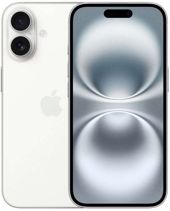 Смартфон Apple iPhone 16 128GB - White