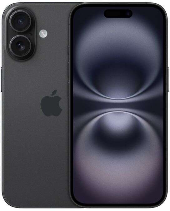 Смартфон Apple iPhone 16 128GB - Black