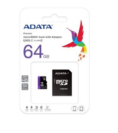 Карта памет 64G SDXC UHS-I CL10 ADATA 