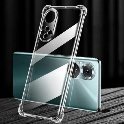 Силиконов калъф ударустойчив за Huawei P50 / прозрачен/ 