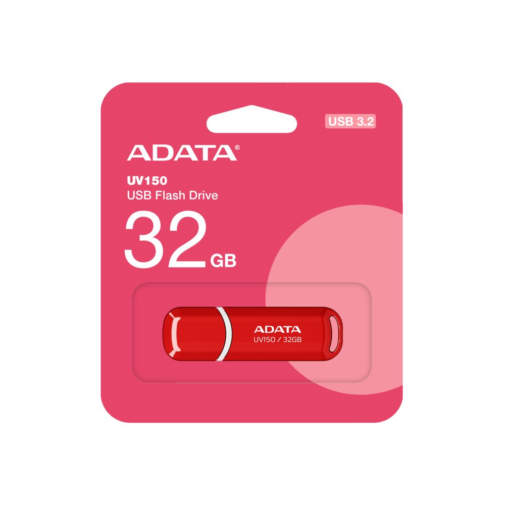 Флаш памет 32GB USB3 UV150 ADATA RED