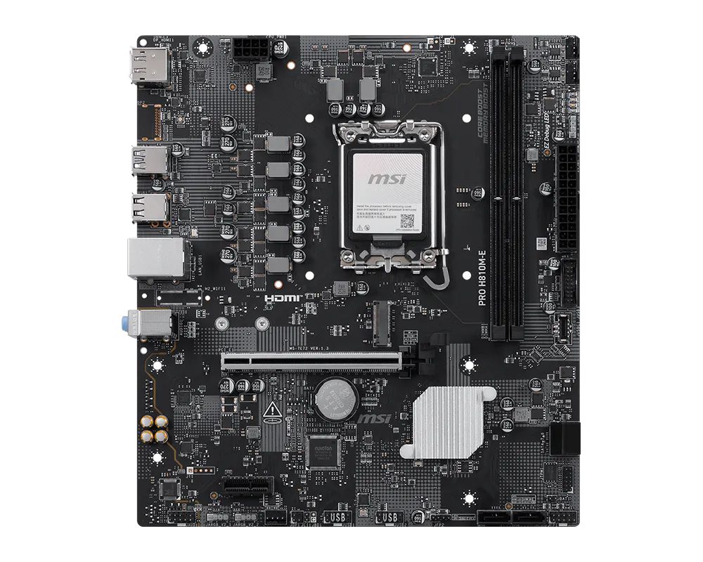 Дънна платка MSI PRO H810M-E