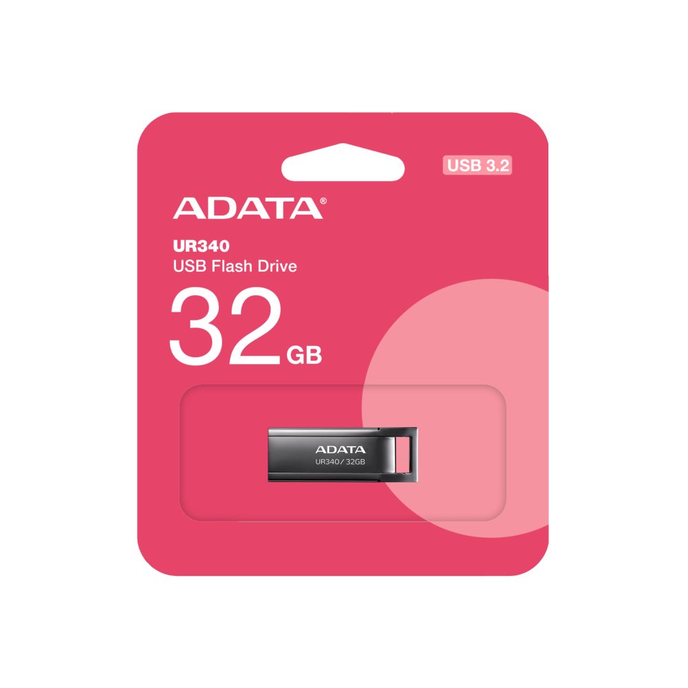 Флаш памет 32GB USB3 UR340 ADATA METAL BK