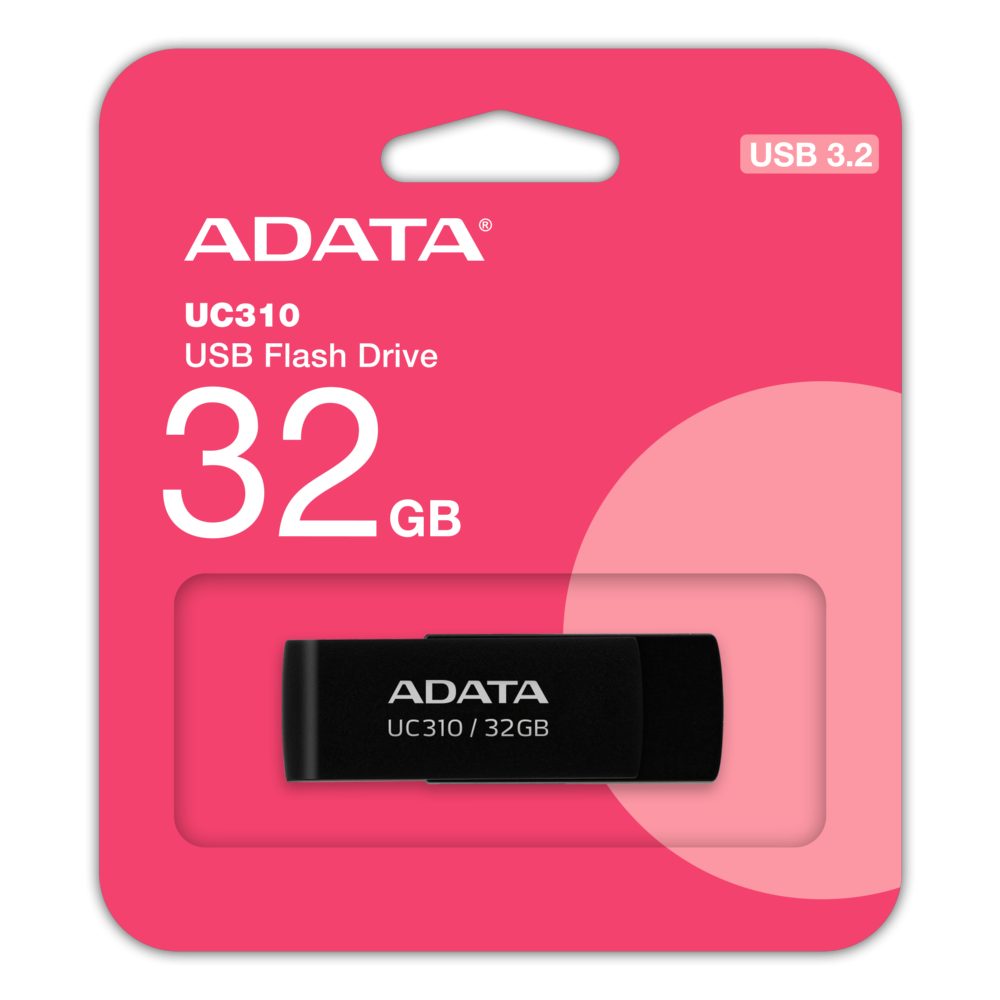 Флаш памет 32GB UC310 ADATA BLACK