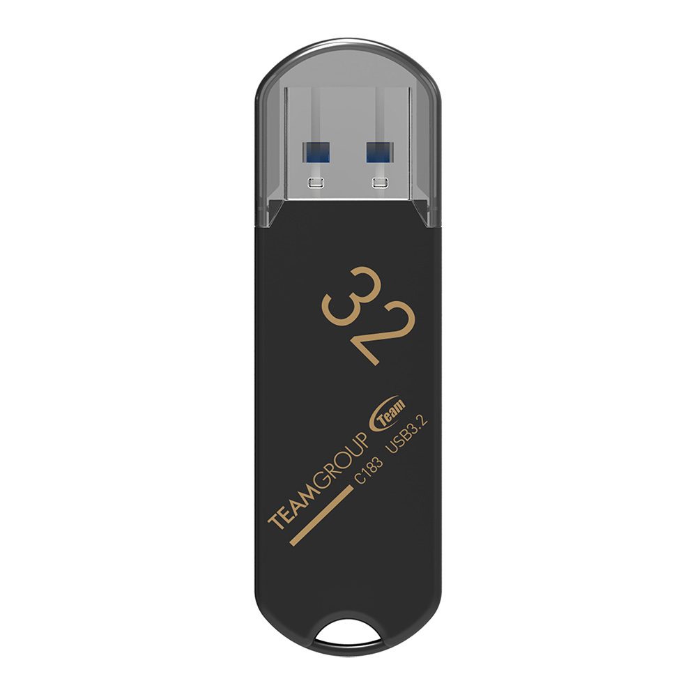 Флаш памет 32G C183 USB3.2 TEAM BLACK