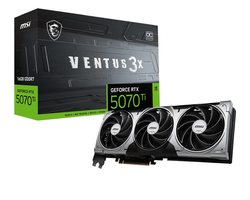 Видеокарта MSI RTX5070TI 16G VENTUS 3X OC