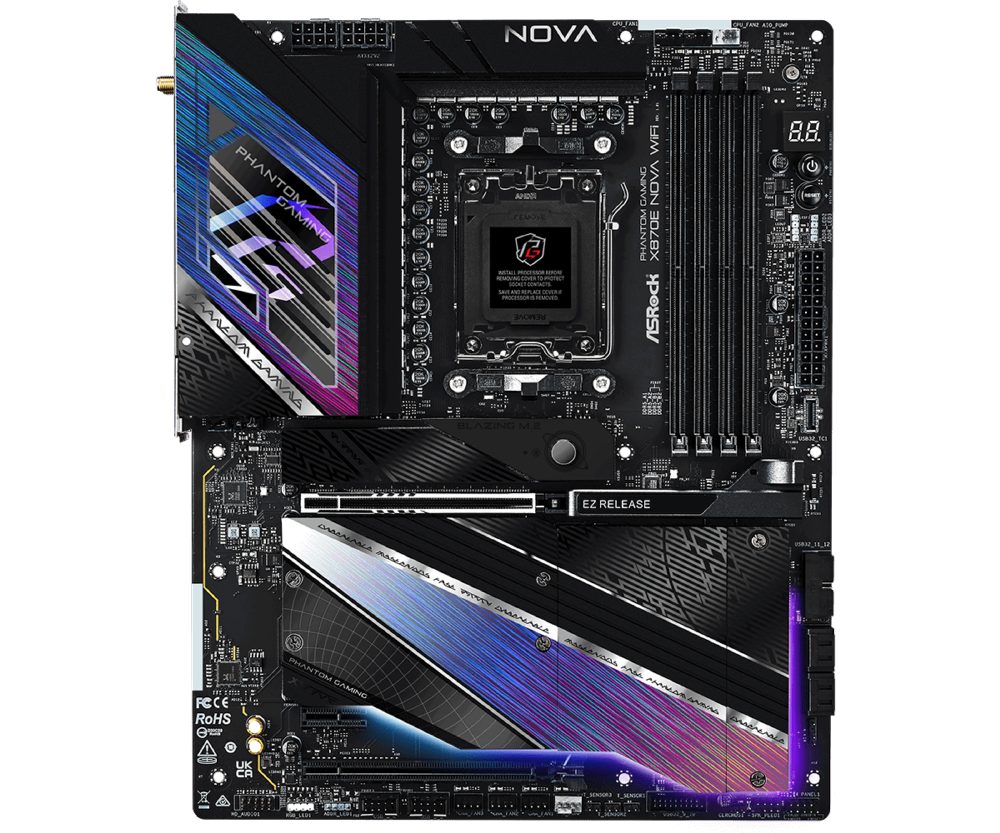 Дънна платка ASROCK X870E NOVA WIFI /AM5