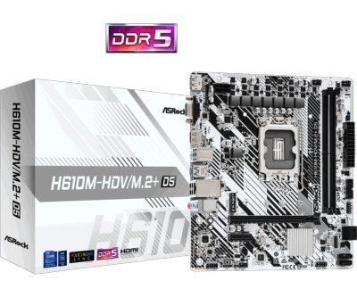Дънна платка ASROCK H610M-HDV/M.2+ D5