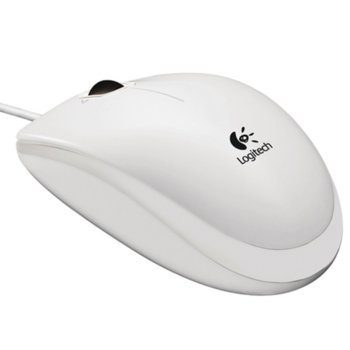 Мишка LOGITECH B100 OPT USB WHITE