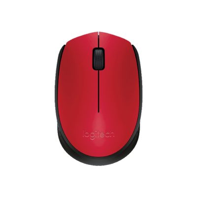 Мишка LOGITECH M171 WL BK/RED