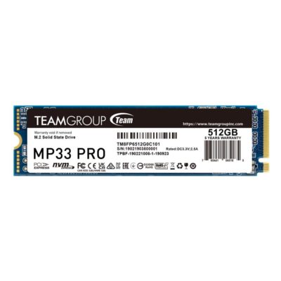Памет SSD TEAM SSD MP33 PRO 512 M2 PCI-E