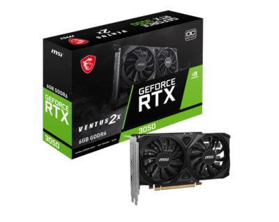 Видеокарта MSI RTX3050 VENTUS 2X E 6G OC