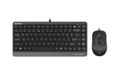 Комплект клавиатура и мишка A4 F1110 FSTYLER USB DESKT GRY