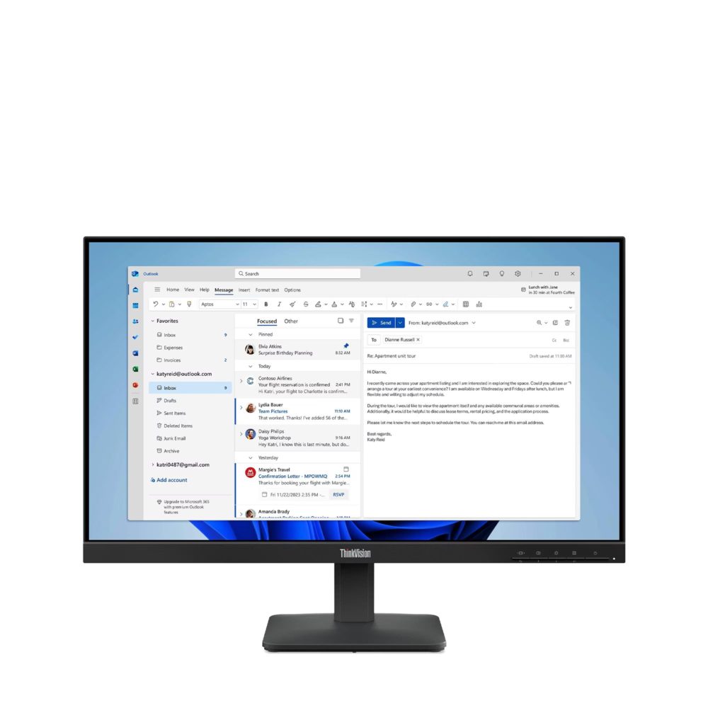 Монитор 23.8 LENOVO S24-4E/ 64B5KAT1EU