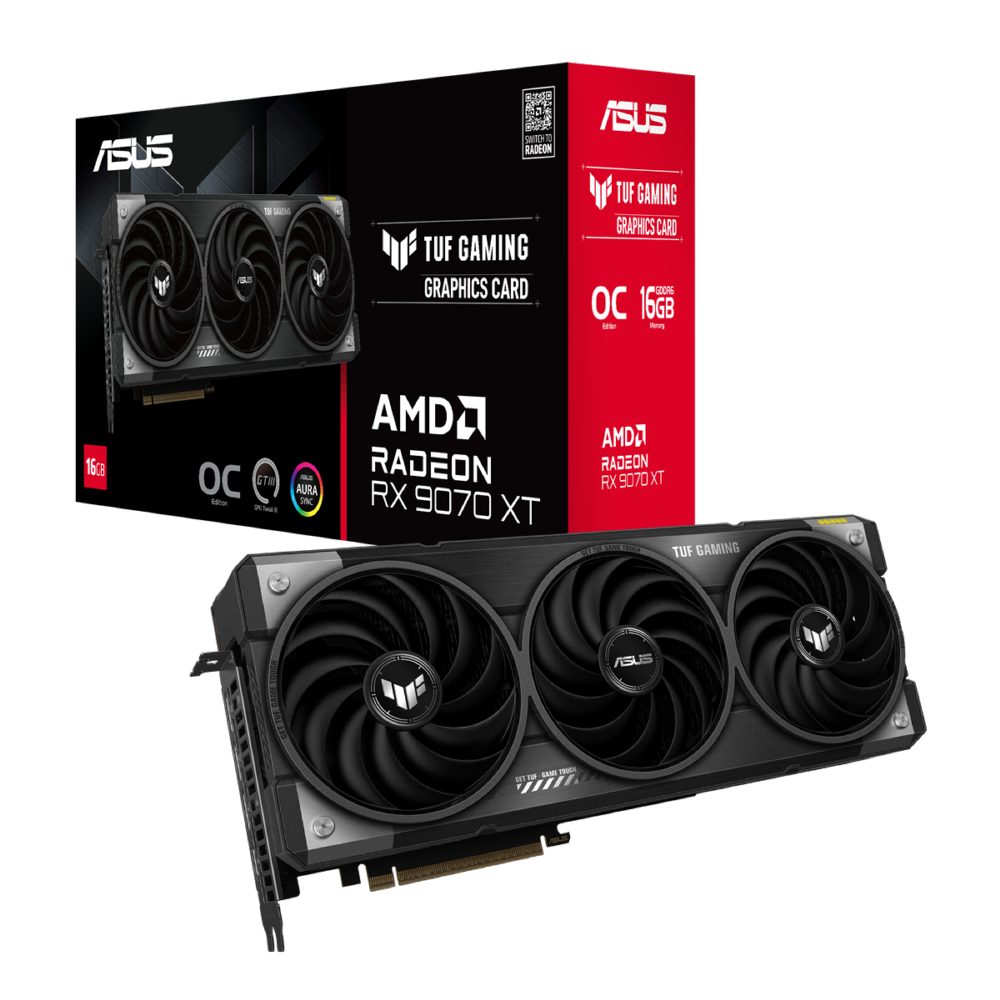 Видеокарта ASUS TUF-RX9070XT-O16G-GAMING