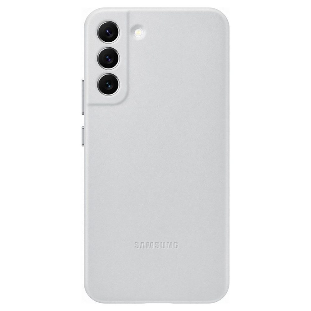 Оригинален силиконов калъф за Samsung S22 PLUS / бял / 