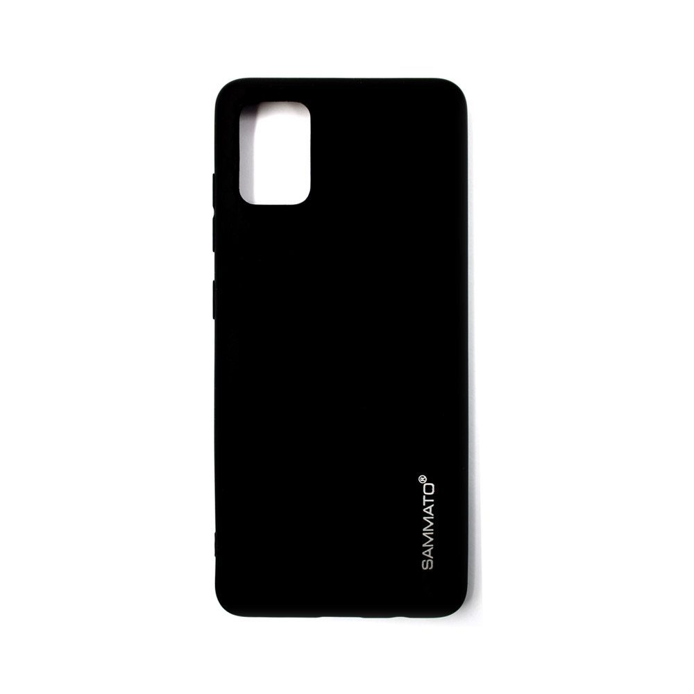 Силиконов калъф TPU Sammato Clear за Samsung A51 черен 