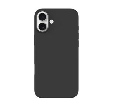 Силиконов калъф KZDOO iCOAT / Черен мат LUX / за iPhone 16 6.1