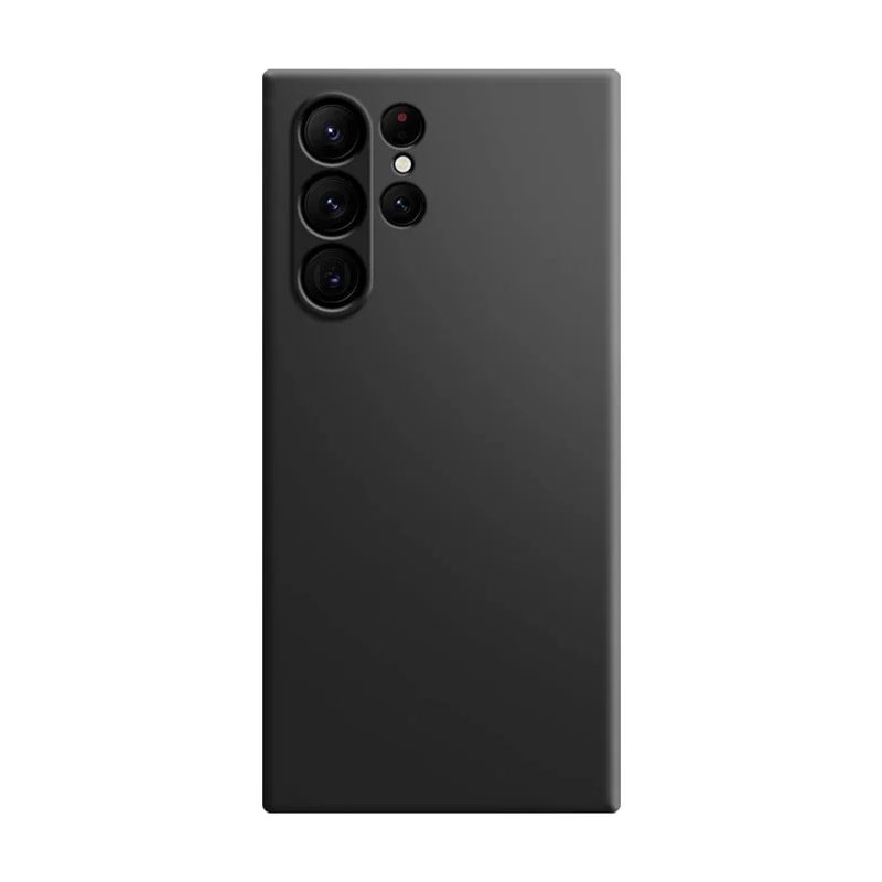 Силиконов калъф / Черен мат LUX / за Samsung S25 Ultra 
