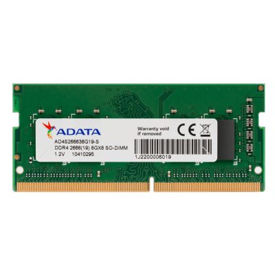 RAM памет -  8GB DDR4 2666 ADATA SODIMM