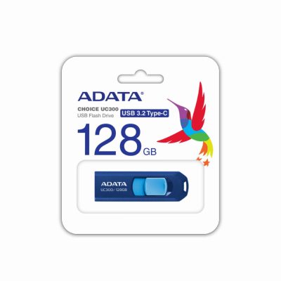 Флаш памет ADATA 128GB TYPE-C UC300 BLUE