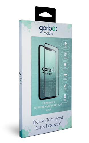 3D GARBOT Стъклен screen protector /Черен/ за Samsung Note 9 (N960)