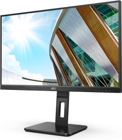 Монитор AOC 27P2Q, 27" IPS, WLED,1920x1080, 100Hz, 250cd/m2 VGA, DP, HDMI, USB SPEAKERS, Hub