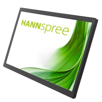 Тъч монитор HANNSPREE HT221PPB, TFT, 21.5 inch, Wide, Full HD, D-Sub, USB-C, HDMI, DP, 10 Point Touch, Черен