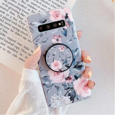 Силиконов калъф на цветя за Samsung S20 Ultra 