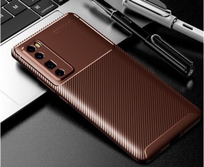 Силиконов калъф /кафяв/ за Huawei Nova 7 SE