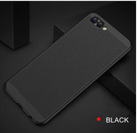 Твърд калъф на дупки /черен/ за Huawei Honor 7X