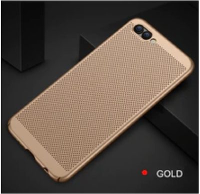 Твърд калъф на дупки /златен/ за Huawei Honor 7X