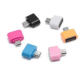 Адаптор / преходник USB 2.0 (F) - Micro USB (M) OTG / Бял /